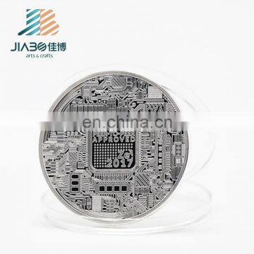 Custom Design 3d Logos Have Stock Molds Gold Silver Copper Plating Bitcoin Promotion Coin photo-6
