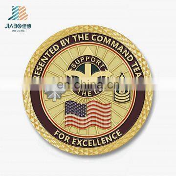 Factory direct sales cheap custom gold souvenir metal coin for sale