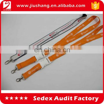 wholesale custom ECO-Friendly Unique woven Breakaway Clip Lanyards