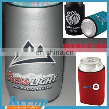 Logo Items 3mm PU Foam Can Cooler Stubby Holder Cooler