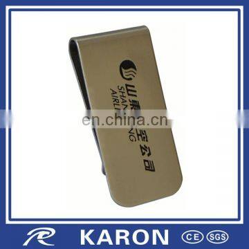 cheap wholesale custom logo metal paper clip in steel