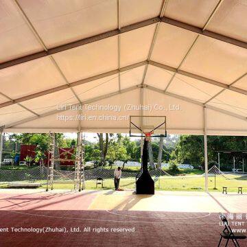 Liri Clear Span Tent Structure as Basketball Court