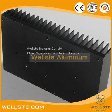 Black Anodized Aluminum Heat Sink for Power Conversion