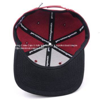 High Quality Hot Sale Custom 6 Panel Cap Snapback, Custom Snapback Cap photo-5