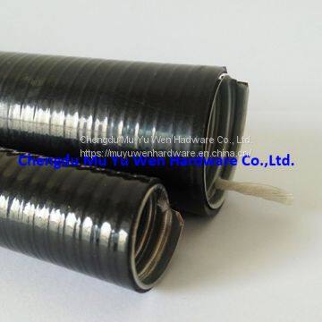 Liquid tight flexible metallic conduit smooth PVC jacket