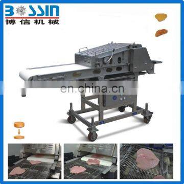 Flattening machine for chicken steak, meat steak and fish steak YY600