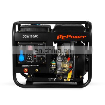 High performance factory price 3kw diesel generator welding machine on sale