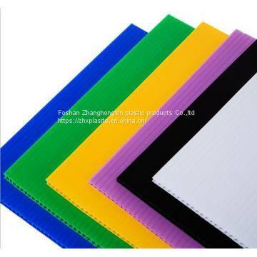 Clear Plastic Corrugated PP Hollow Sheet