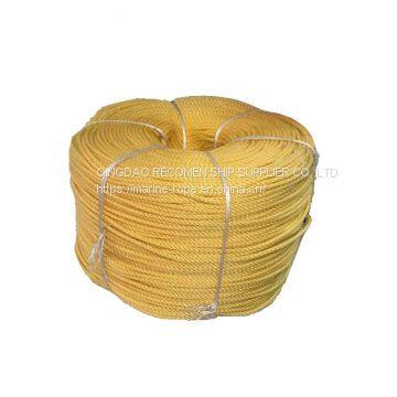 RECOMEN hot seller 3 strand twisted nylon rope 4mm 3 strand nylon rope for ship