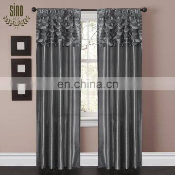 Taffeta circle dream rod pocket latest curtain fashion designs panels