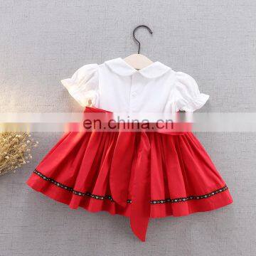 A0132# Baby Girl Summer Red Princess Dress for Girls Beer Festival Party photo-2
