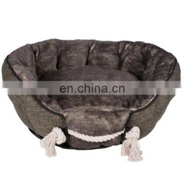 Wholesaler Pet Accessories Supplies Stretch String Plush Comfortable Waterproof Bottom Pet Bed