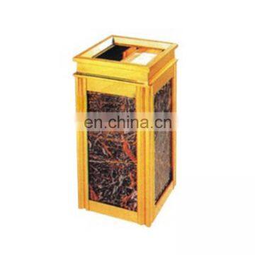 2016 Luxury Marble Panel Antique Trash Can Waste Recycling Bins