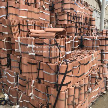 Popular Spanish Ceramic Fireproof Roof Tiles Clay Dedicated for Villa Roof Waterproofing