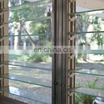 Factory customized cheap price glass shutter window jalousie