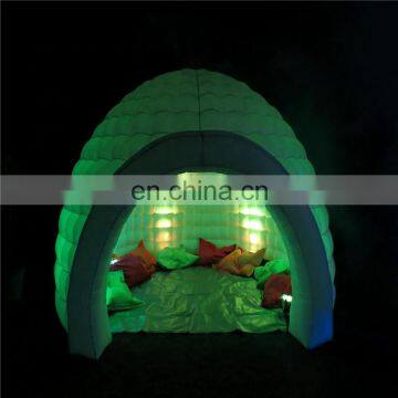Best Quality Inflatable Party Dome/ Cheap LED Inflatable Igloo Dome Tent for Sale