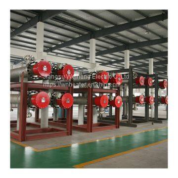 Industrial electric hydrogen heater pipeline gas heater manufacturer