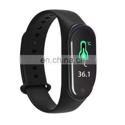 hybrid smart watch strap latest 2019 shenzhen android sport water proof blood pressure body temperature smart watch electronic