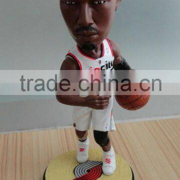 Typical basketball star figure,resin player statues