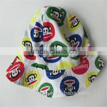 Wholesale children woven printed cap children hat