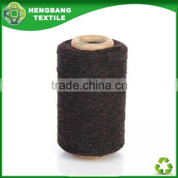 Industrial recycled 20s 2ply black color cotton yarn production HB660 China