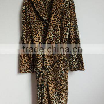 Wholesale Leopard grain design women pajamas,pajamas women,polar fleece pajamas