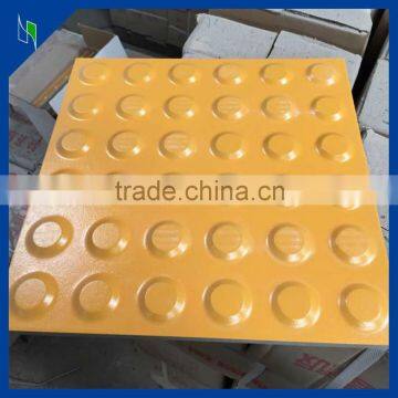 yellow tactile flooring tile