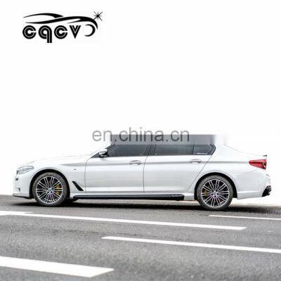 Plastic Good Fitment WD Body Kit for BMW 5 Series G30 38 Front Rear Bumper Side Skirts Led Light photo-3