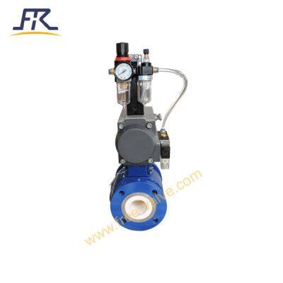 Pneumatic A105 Material With Ceramic Lined Ball Valve photo-3