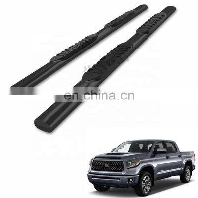 Black Silver Color Running Board Step Side Bars for Tundra F150 Ram Silverado