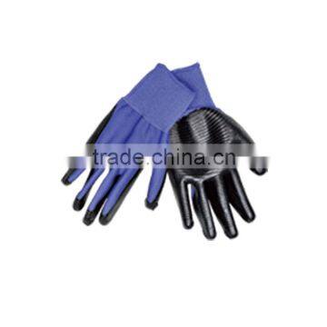 Popular Nitrile Gloves Blue Color Dipped Nitrile Gloves LG055 photo-2
