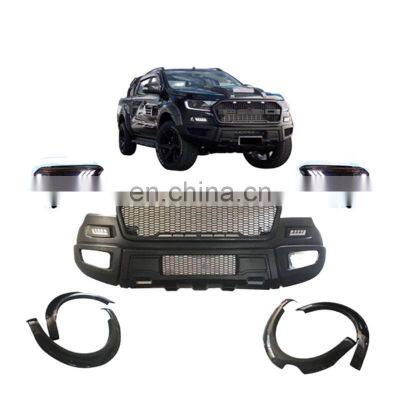 Dongsui  Auto Car Accessories Body Kits Fender Flares Front Bumper  for Ford Ranger T7/T8