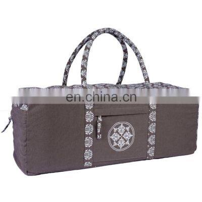 High quality Half Print private label option yoga mat carry bag for yoga prop