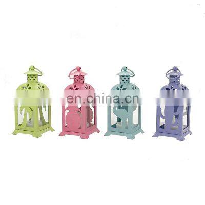 Hot Sell Metal LED Candle Lantern Mini Colourful Candle Holder For Decoration