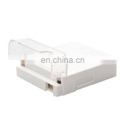 Ftth Box 1 Core 2 Core Ftth Fiber Optic Termination Box Fiber Optic Socket Panel 1 SC/SX or 1 LC/DX 86 Faceplate (FTTH-022)