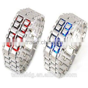 Excellent design analog digital watch metal