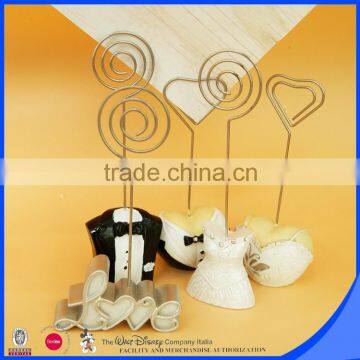 Wedding Souvenir Innovation Metal Wire Photo Holder photo-2