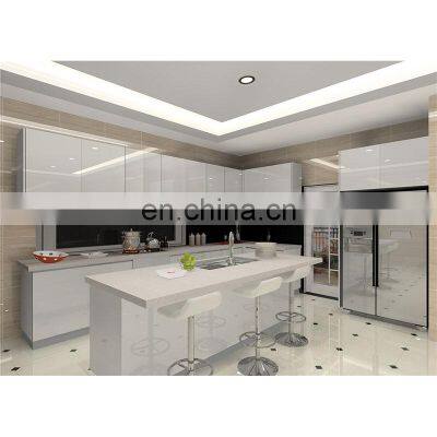 Quartz Counter Top American Shaker Style Kitchen Cabinet Modern Design