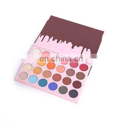 Custom Made Magnet Makeup Pan Paper Packaging Make Your Own Brand Makeup Leopard Cardboard Box