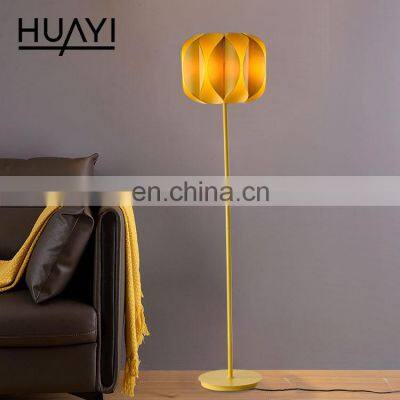 HUAYI High Performance Iron Lamp Modern Decoration 24 Watt Indoor Living Room Bedroom LED Floor Light