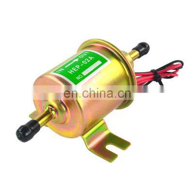 AOSU 12V brass hep-02a electric fuel pump for most of the car motorcycle ATV