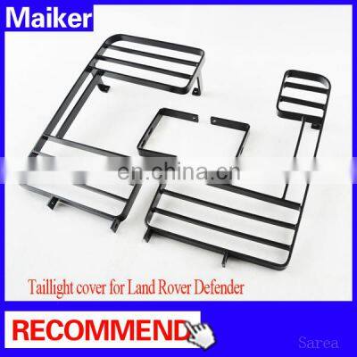 4X4 Steel Headlight Cover for Land Rover Defender 110 Taillight Cover for Defender 90 Headlamp Cover photo-3