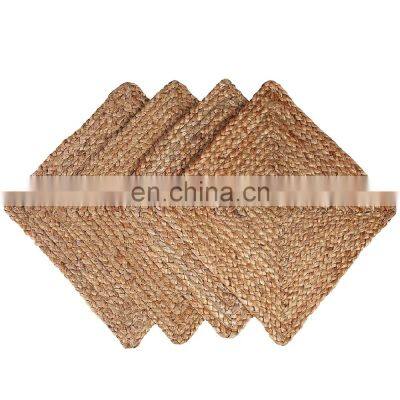 Wholesale Eco Friendly Water Hyacinth Woven Placemats/ Handmade Water Hyacinth Placemats For Dining Table