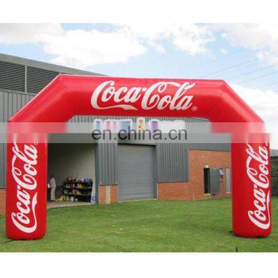 Cheap inflatable race start finish line arch building entrance arch for event