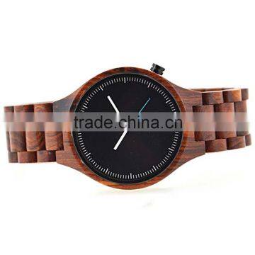 Black and White dial couples wood watch special and unique