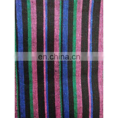 Китайская ткань. Оптовая продажа однотонной тканной ткани: 70% район, 30% лен. Районная ткань для платьев и рубашек photo-3