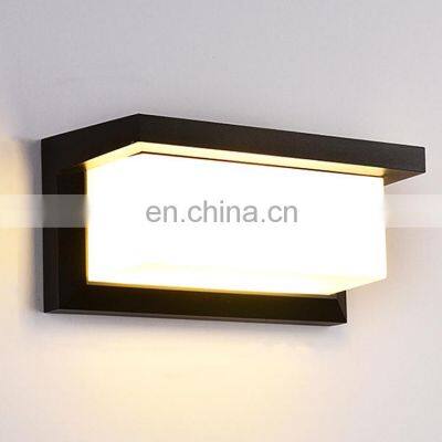 Ready to Ship Hot  Hotel Corridor Aisle Porch Decoration Wall Mount Outdoor Lighting Fixture Motion Sensor Smart Outdoor Lights