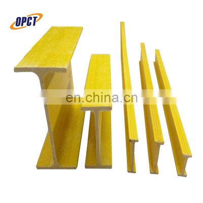 High strength plastic fiber glass grp support i beam construction beam