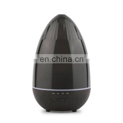 Hot Selling Portable Air 7 Color Led Light Wooden Base Humidifier Aroma Diffuser 120ml photo-3