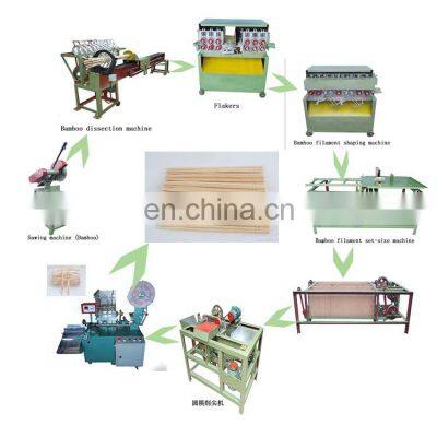 Factory Price Complete Technology Bamboo Chopstick  Making Machine